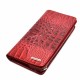 Кошелек женский кожаный Desisan 321-580 красный кроко лак