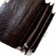 Портфель кожа Desisan 2006-19 коричневый кроко
