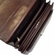 Портфель кожаный Desisan 217-019 коричневый флотар