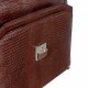 Портфель кожаный Desisan 319-142 коричневый лазер