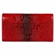 Кошелек женский кожаный Desisan 128-500 красный узор