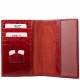 Обложка для паспорта кожа KARYA 094-019 красный узор