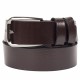 Ремень кожаный  Y.S.K. классика 3,5 см 2006-2 корич