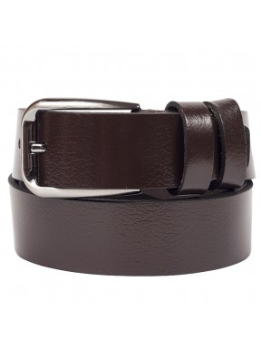 Ремень кожаный  Y.S.K. классика 3,5 см 2006-2 корич