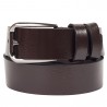 Ремень кожаный  Y.S.K. классика 3,5 см 2006-2 корич