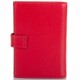 Обложка авто+паспорт  кожа Desisan 102-4 красный флотар