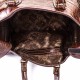 Сумка дорожная кожаная Desisan 506-119 коричневый кроко
