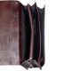 Портфель кожаный Desisan 216-142 коричневый лазер