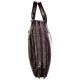 Портфель мягкий кожаный BOND 1320-355 коричневый кроко
