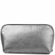 Косметичка кожаная Desisan 1-687 мелкое серебро