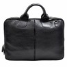 Портфель кожаный Desisan 052-01 черный мелкий флотар