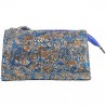 Косметичка кожаная Desisan 2-416 золотистые цветы