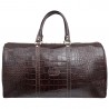 Сумка дорожная кожа Desisan 505-119 коричневый кроко