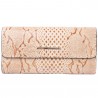 Кошелек женский кожаный KARYA 1179-011 бежевый узор