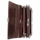 Портфель кожаный KARYA 0145-57 коричневый кроко