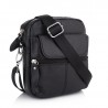 Барсетка мягкая кожаная BUFFALO BAGS 8628A черная