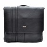Портфель кожаный Desisan 1337-01 черный мелкий флотар