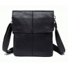Мужская кожаная сумка через плечо BUFFALO BAGS M8006A черная