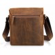 Мужская кожаная сумка через плечо BUFFALO BAGS 7055B коричневый нубук