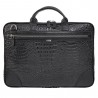 Портфель кожа Desisan 803-1011 черный кроко