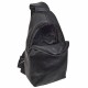 Кожаный рюкзак через плечо BUFFALO BAGS M8585A черный