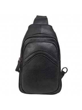 Кожаный рюкзак через плечо BUFFALO BAGS M9000A черный