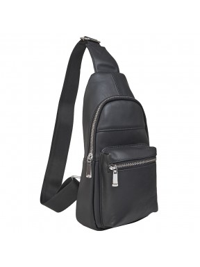Кожаный рюкзак через плечо BUFFALO BAGS M9011A черный