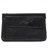 Кожаный кистевой клатч BUFFALO BAGS M9808A черный