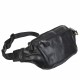 Мужская кожаная поясная сумка BUFFALO BAGS M8839A черная