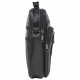 Мужская кожаная сумка через плечо BUFFALO BAGS M7457A черная