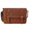 Портфель мягкий кожаный BUFFALO BAGS M7379C коричневый