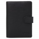 Обложка кожаная для авто-паспорт Tony Belucci 197-101 черная гладкая