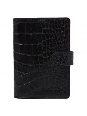 Обложка кожаная для авто-паспорт Tony Belucci 197-356 черный кроко