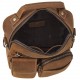 Мужская кожаная сумка через плечо BUFFALO BAGS M3552C коричневая
