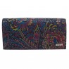 Кошелек женский кожа Desisan 057-995 синие цветы