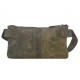 Поясная сумка кожаная Tony Bellucci 5222-05 зеленый нубук