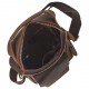 Мужская кожаная сумка через плечо BUFFALO BAGS M6059C коричневая