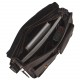 Мужская кожаная сумка через плечо BUFFALO BAGS M1050A черная