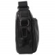 Мужская кожаная сумка через плечо BUFFALO BAGS M6061A черная
