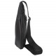 Кожаный рюкзак через плечо BUFFALO BAGS M7025A черный