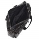 Портфель мягкий кожа BOND 1366-356 черный кроко