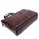 Портфель мягкий кожа BOND 1366-355 коричневый кроко