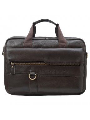 Портфель мягкий кожаный BUFFALO BAGS M5039C темно-коричневый