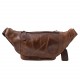 Мужская кожаная поясная сумка BUFFALO BAGS M8879C коричневая
