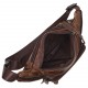 Мужская кожаная поясная сумка BUFFALO BAGS M8879C коричневая