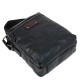 Мужская кожаная сумка через плечо BUFFALO BAGS M6067A черная