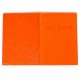 Обложка кожа паспорт лак 002-302 оранжевый флотар