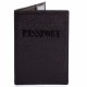 Обложка кожа паспорт мат. 003-127 черный мелкий флотар