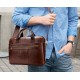 Портфель мягкий кожаный BUFFALO BAGS M8523C коричневый