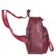 Кожаный женский рюкзак BUFFALO BAGS MB319red